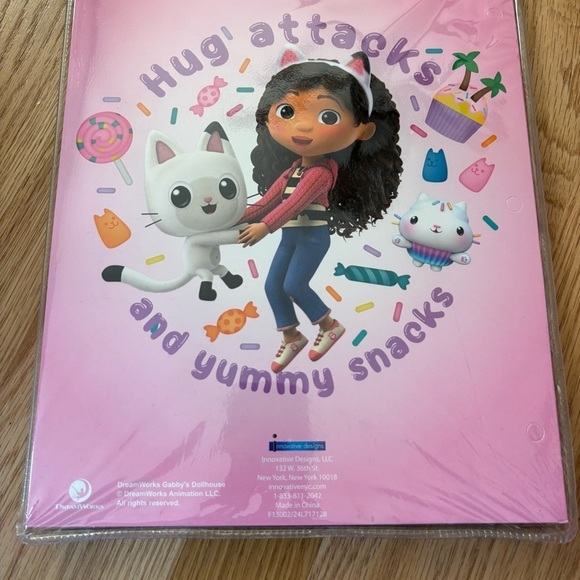 11Pc Gabby’s Dollhouse Back to School Set Stationary Notebook Pencil Eraser NEW - Picture 4 of 5